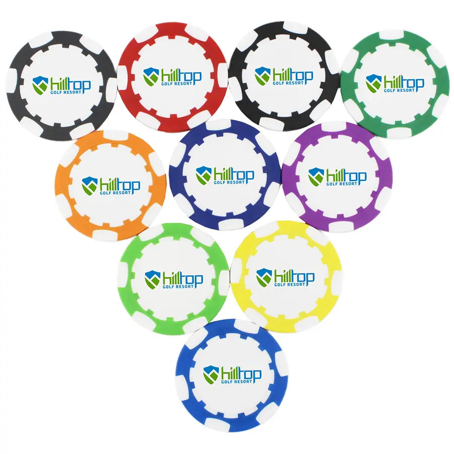 Direct Print Poker Chip Ball Marker
