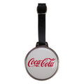 Round Metal Bag Tag with Domed Logo